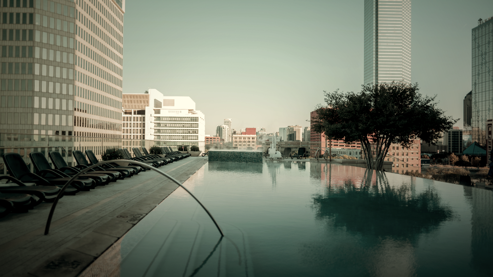 The private rooftop venue